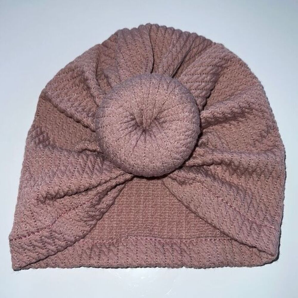 🛍 New 🛍 Cute Little Girls Turban with Bun Size 0-6 Months 🛍